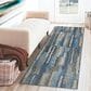 Dalyn Rug Company Brisbane Geometric 2"3" x 7"6" Navy Runner, , large