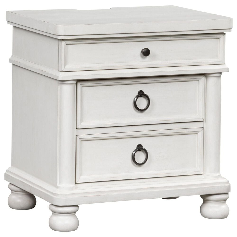 Ashley Rowlenstown 4-Piece Queen Poster Bedroom Set in Antique White, , large