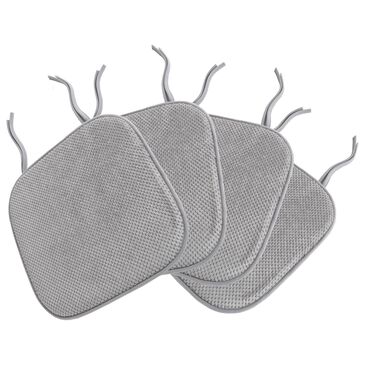 Timberlake 15.5" Square Chair Cushion in Platinum Gray (Set of 4), , large