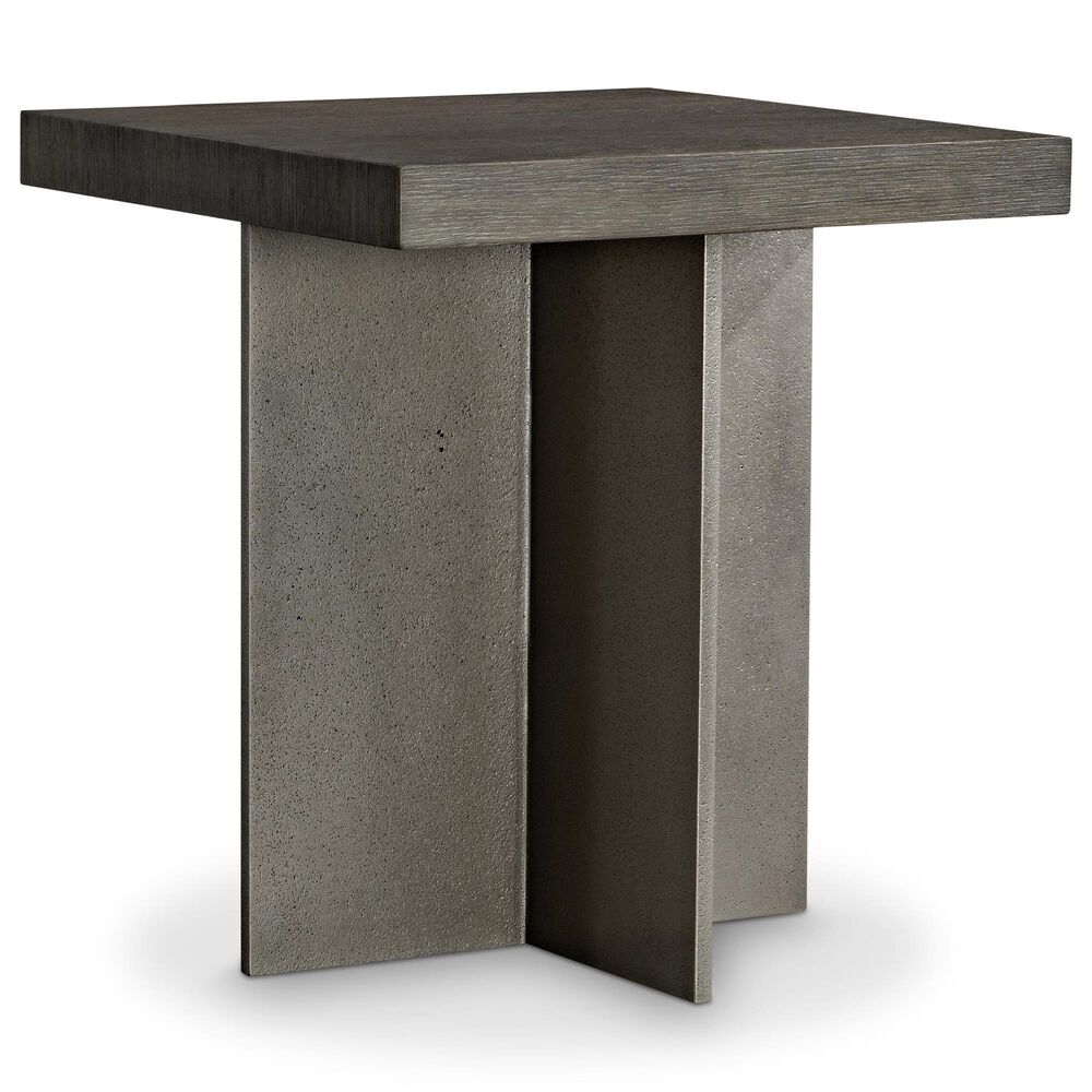 Bernhardt Interiors Polus Side Table in Graphite and Zeno, , large