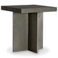 Bernhardt Interiors Polus Side Table in Graphite and Zeno, , large