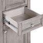 Aurafina Wainwright Free Standing Linen Closet in Old Harbor Gray, , large