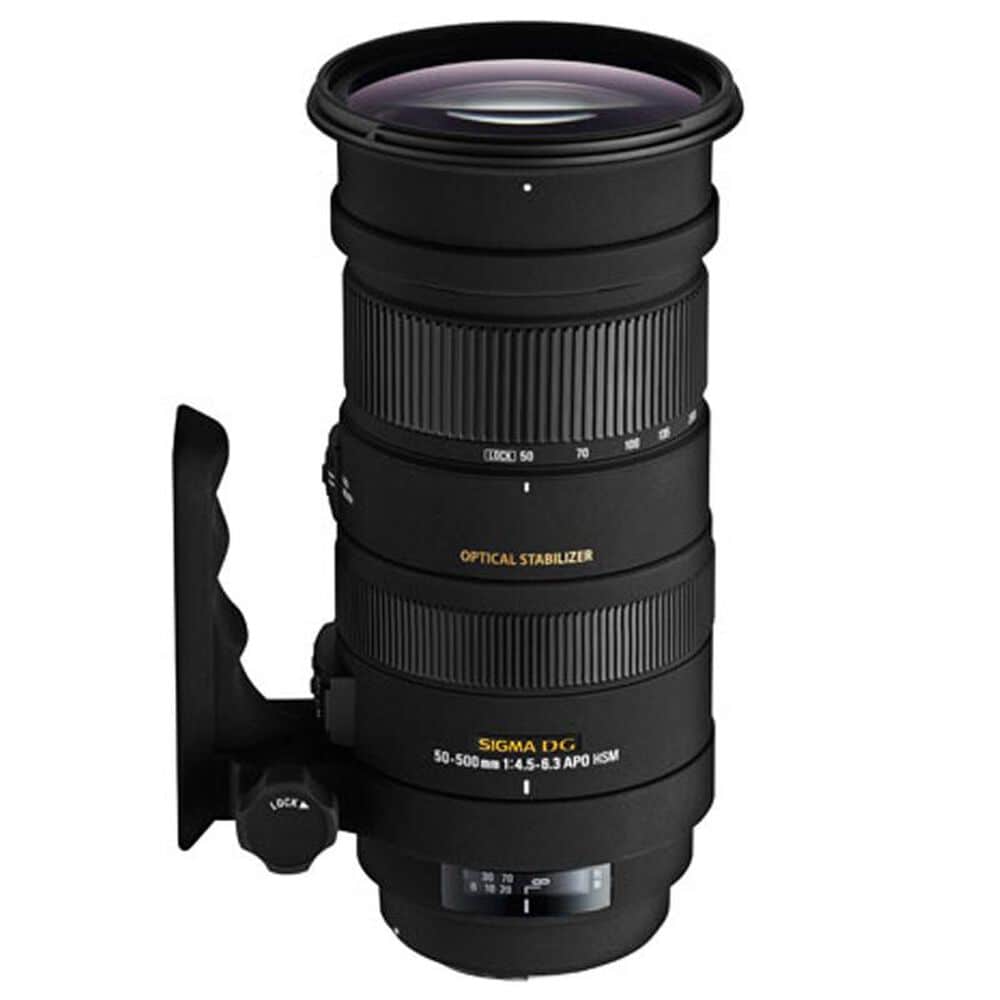 Sigma 50-500mm f/4.5-6.3 APO DG OS HSM SLD Ultra Telephoto Zoom Lens for Sony Digital DSLR Camera, , large