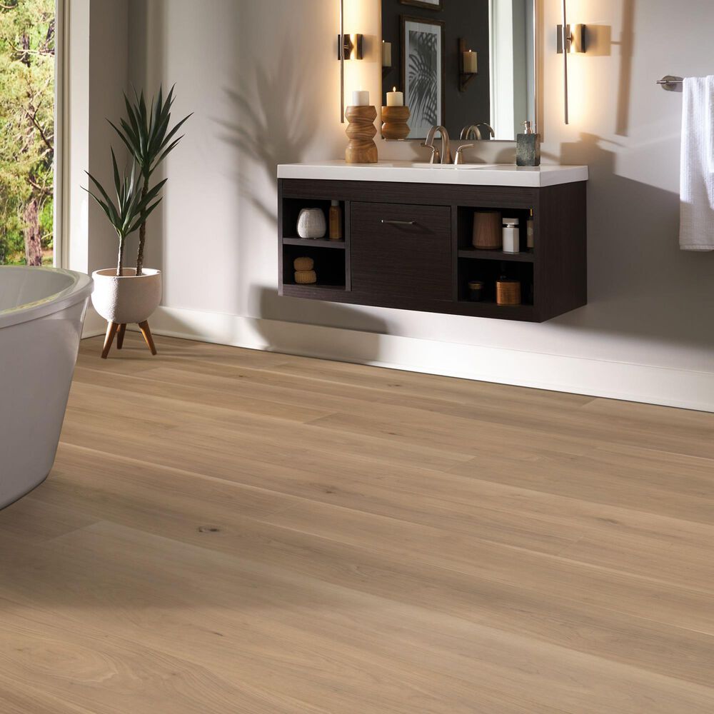 Karastan Danbury Alcove Cafe Crepe Walnut 9&quot; x 81&quot; Laminate, , large