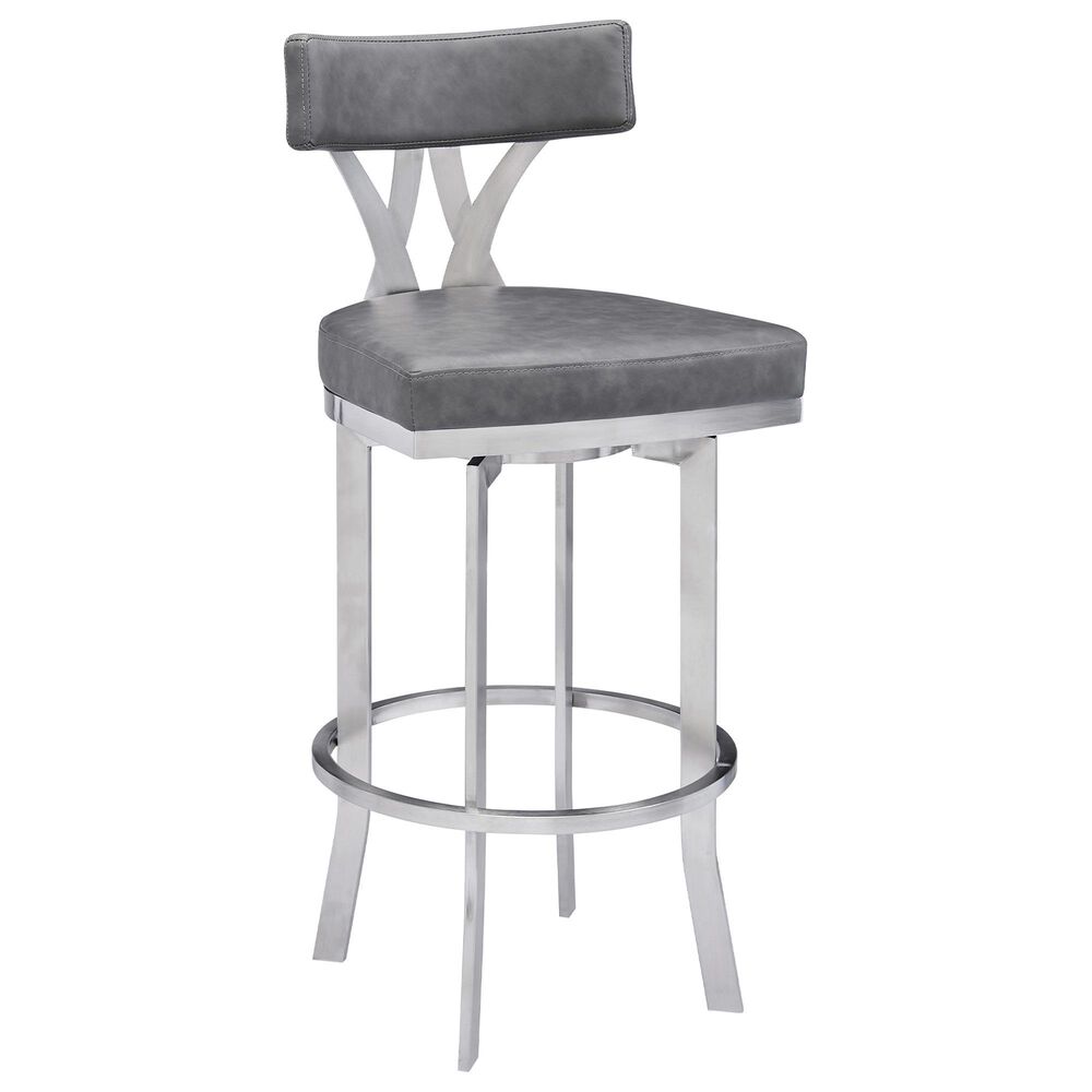 Blue River Natalie 30" Barstool in Grey, , large