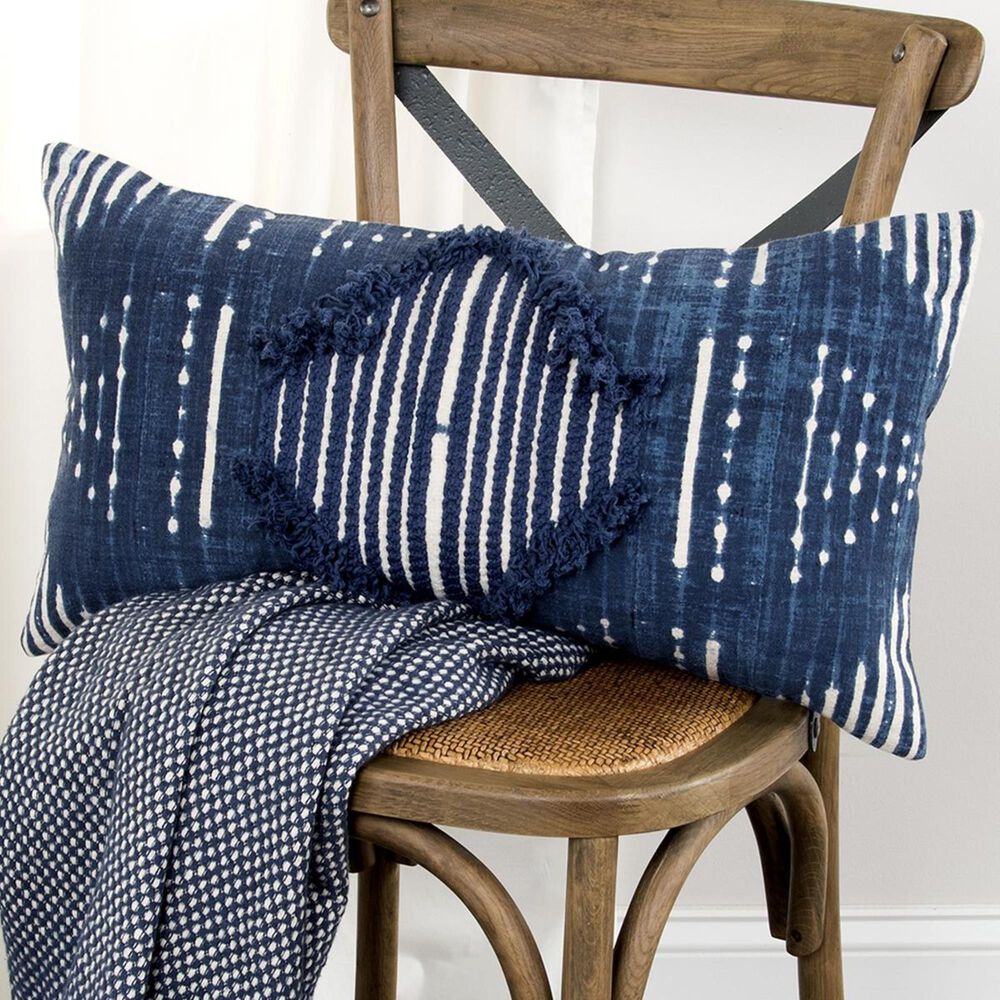 Rizzy Home Donny Osmond 14" x 26" Pillow Cover in Indigo, , large