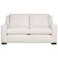 Bernhardt Germain Stationary Loveseat in White and Cream, , large
