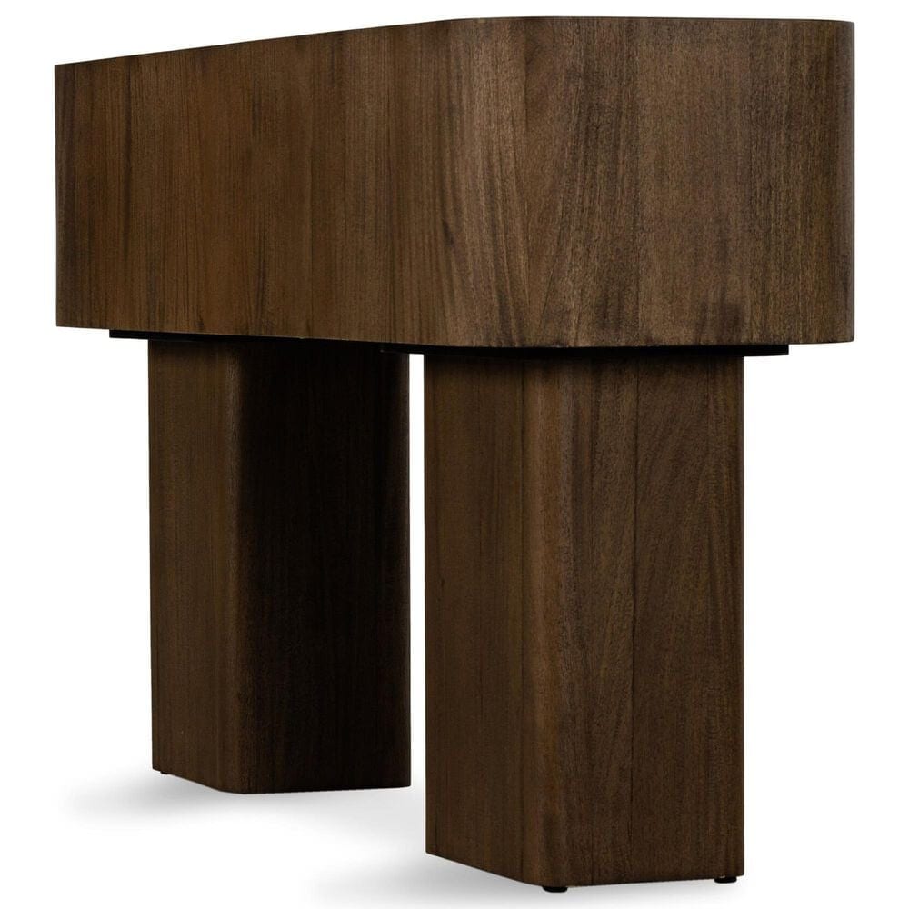 Four Hands Blanco Console Table in Warm Umber Burl, , large