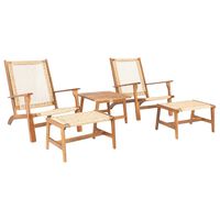 Safavieh Kelsey 5-Piece Patio Chat Set