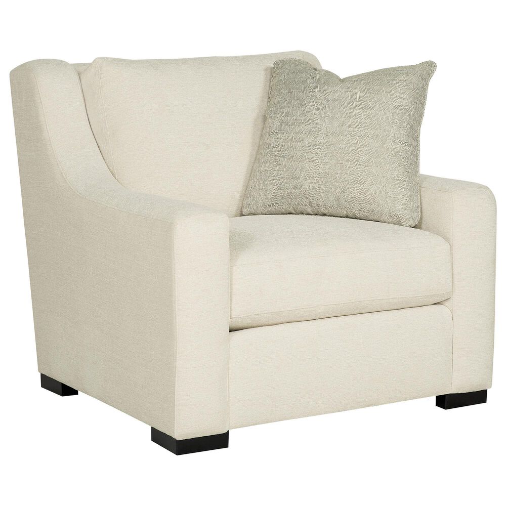 Bernhardt Germain Accent Chair in White and Cream, , large