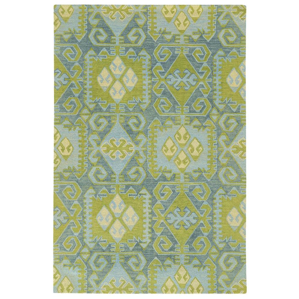 Oriental Weavers Jamison 53304 8" x 10" Green and Blue Area Rug, , large