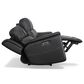 Flexsteel Crew 3-Piece Power Reclining Living Room Set in Raven Black, , large