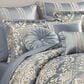 J. Queen New York Lorenzo 15" Round Throw Pillow in Blue, , large