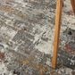 Nourison Tangra TNR02 5"3" x 7"3" Grey and Multicolor Area Rug, , large