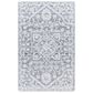 Surya Piazza PZZ-2303 2" x 3" White, Charcoal, Black, Light Grey Area Rug, , large