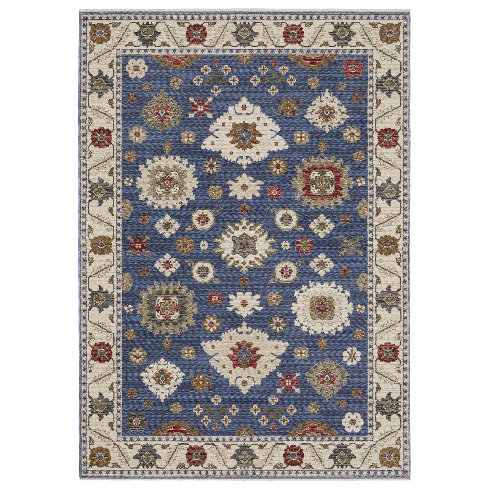 Oriental Weavers Hastings HA06Z Blue 3'10" x 5'5" Area Rug, , large