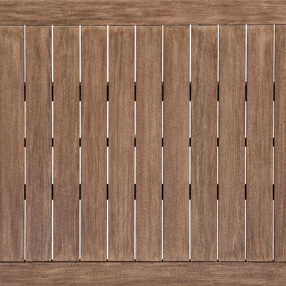 Blue River Orbit Outdoor Rectangular Dining Table in Weathered Brown - Table Only, , large