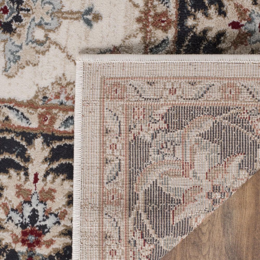 Safavieh Lyndhurst LNH332 2&#39;3&quot; x 12&#39; Cream and Navy Runner, , large