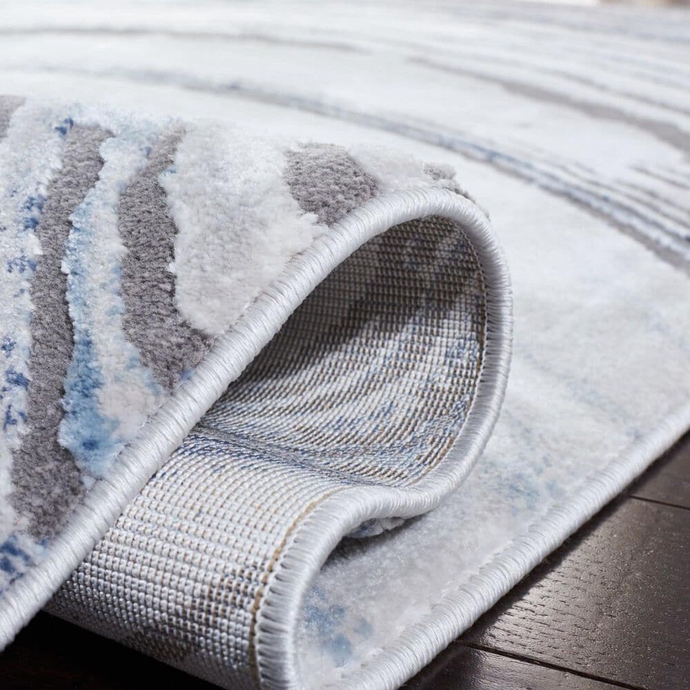 Safavieh Craft CFT845M 2&#39;3&quot; x 8&#39; Blue and Grey Runner, , large