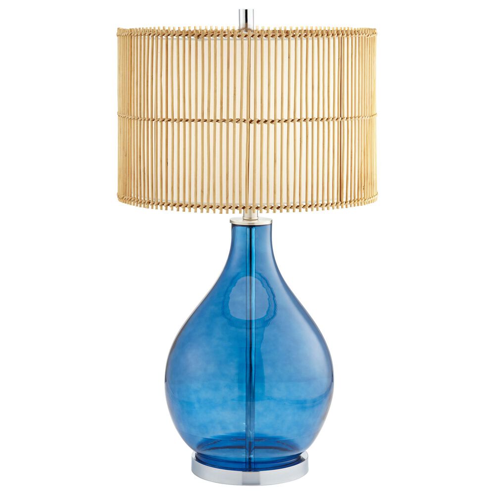 Pacific Coast Lighting Bamboo Bay Table Lamp in Blue-Sea, , large