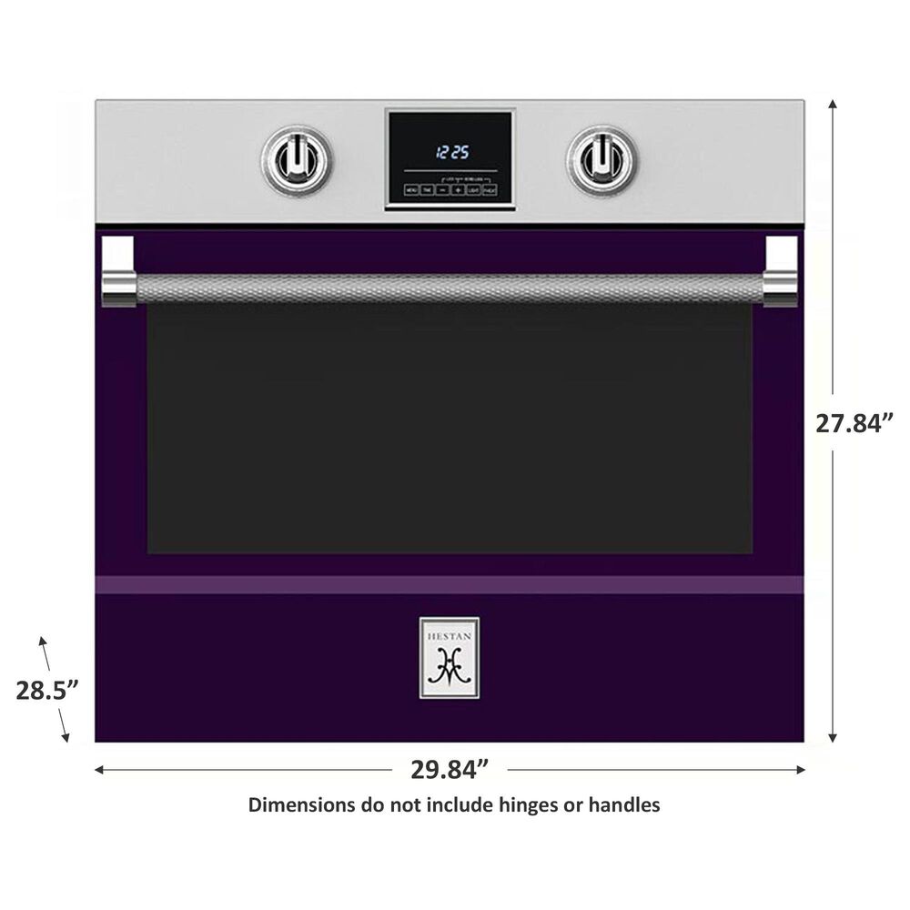 Hestan 30" Single Electric Wall Oven with Convection in Lush, , large