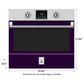 Hestan 30" Single Electric Wall Oven with Convection in Lush, , large