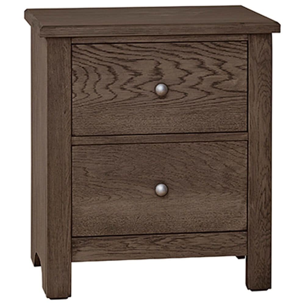 Viceray Collections Fundamentals 2-Drawer Nightstand in Grey, , large