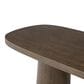 Four Hands Valen Dining Table in Rustic Brown Oak Veneer - Table Only, , large