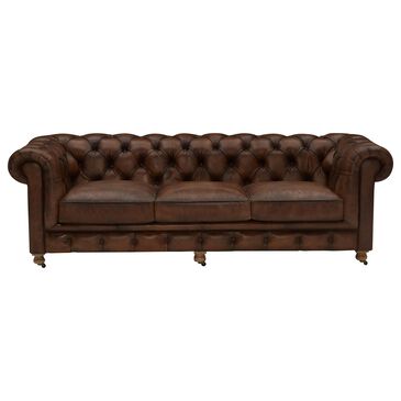 Joybird Liam Stationary Leather Sofa in Palermo Coffee, , large
