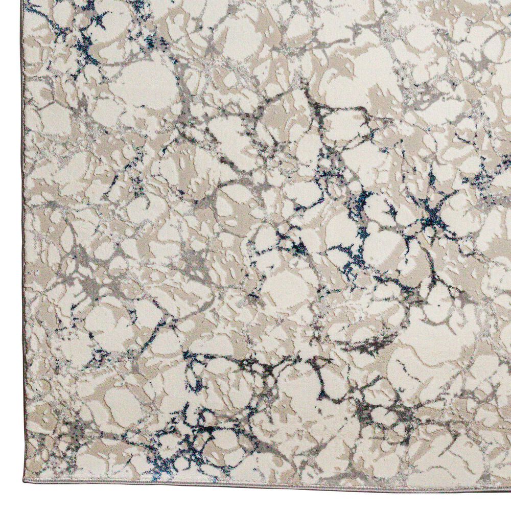 Radici USA Livigno Abstract 2&#39;2&quot; x 7&#39;7&quot; Blue Area Rug, , large