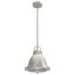 Hunter Bridgemoor 1-Light Pendant in Brushed Nickel, , large