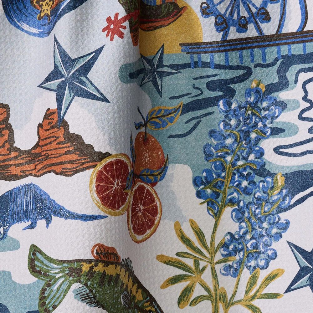 Geometry Darling Tea Towel in Multicolor, , large