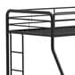 Pacific Landing Carson Twin Over Full Bunk Bed in Glossy Black, , large