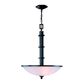 Lite Source Squire Ceiling Lamp in Aged Bronze and Frosted Glass, , large