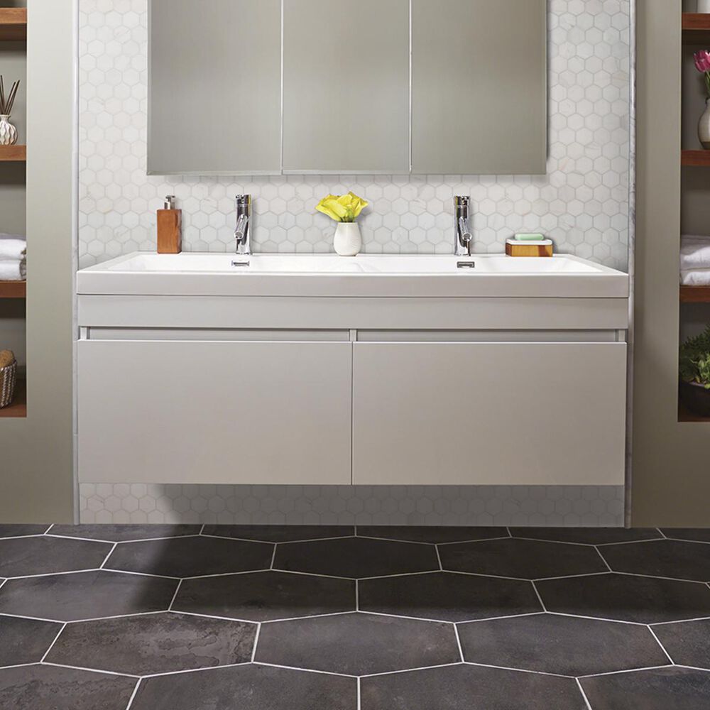 MS International Bianco Dolomite Soft White 12" x 11.75" Polished Natural Stone Tile, , large