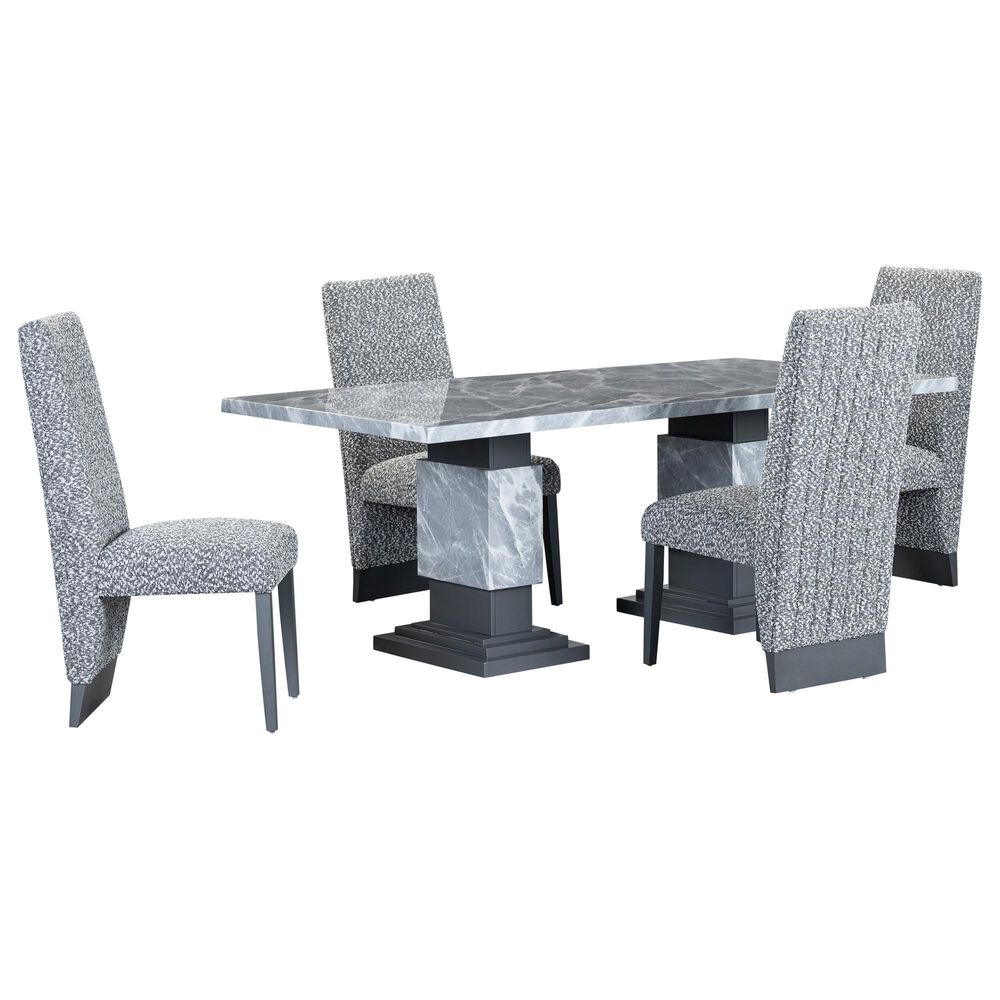 Global Furniture USA Contemporary Polyester Dining Chair in Tantum-Taupe, , large