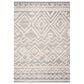 Safavieh Martha Stewart Lucia Shag 4" x 6" Beige and White Area Rug, , large