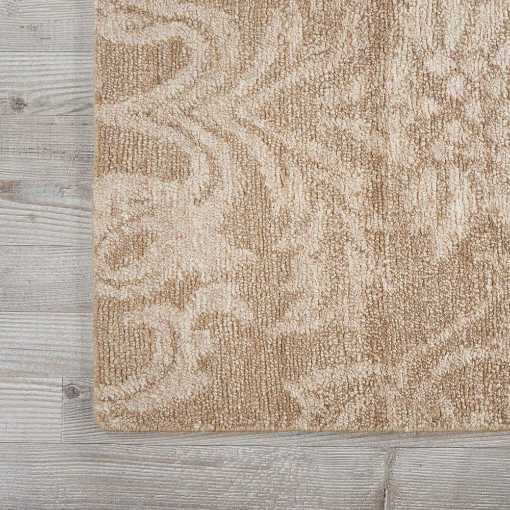 Nourison Silk Shadows 3&#39;9&quot; x 5&#39;9&quot; Light Gold Area Rug, , large
