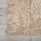Nourison Silk Shadows 3"9" x 5"9" Light Gold Area Rug, , large