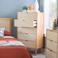 Linon Home Decor Collett 5-Drawer Chest in Natural, , large