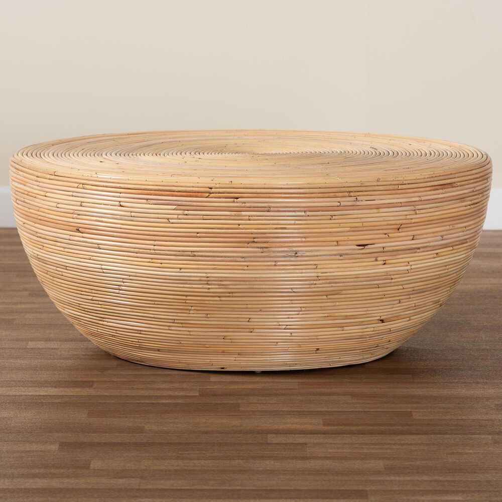 Baxton Studio Tokyo Coffee Table in Natural Brown, , large