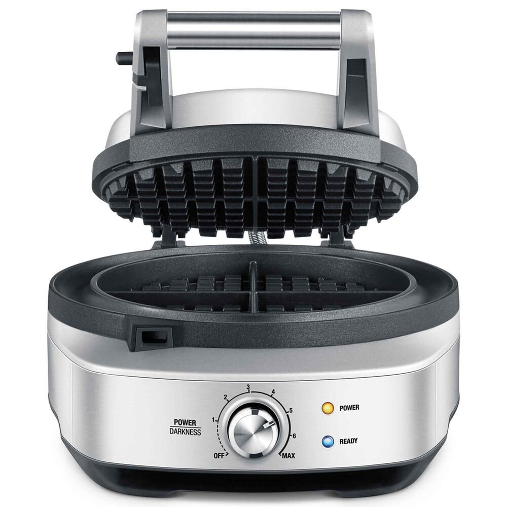 Breville 4-Slice No-mess Waffle in Brushed Stainless Steel, , large