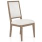 CANAD Loft 9-Piece Square Dining Set in Smoked and Pecan Washed, , large