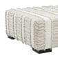 Albany Furniture Cocktail Ottoman in Haven Oatmeal, , large
