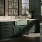 Kohler Ironridge 34" Undermount Single-Bowl Farmhouse Kitchen Sinks in Aspen Green, , large