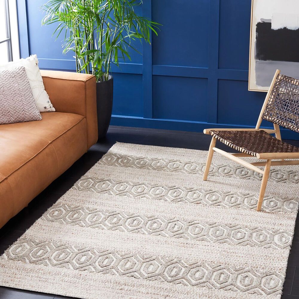 Safavieh Natura NAT610B 3&#39; x 5&#39; Beige and Ivory Area Rug, , large