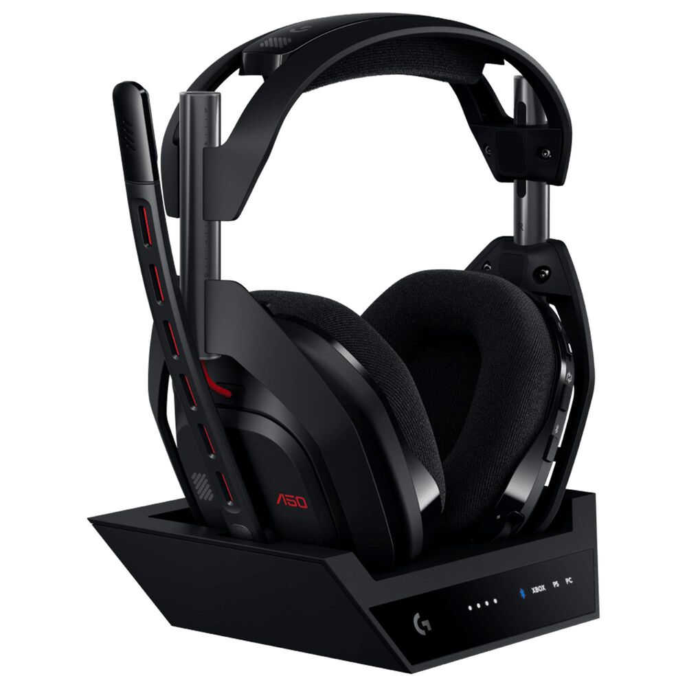Logitech G Astro Series A50 Lightspeed Wireless Gaming Headset with Base Station in Black, , large