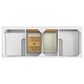 James Martin Vanities Breckenridge 60" Double Bathroom Vanity in Bright White with 3 cm Lime Delight Quartz Top and Rectangular Sinks, , large