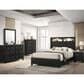 Crown Mark Candence 6-Drawer Dresser and Mirror in Black, , large