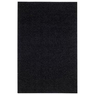 Safavieh Athens Shag SGA119K 5"1" x 7"6" Black Area Rug, , large